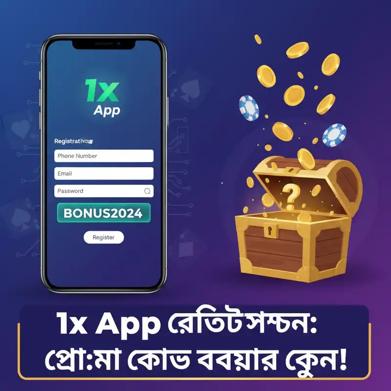 1x App রেজিস্ট্রেশন এবং স্বাগতম বোনাস গাইড